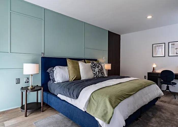 Apartment Two-in-one Group Haven With Terrace, Wifi & Comfort Mexico City